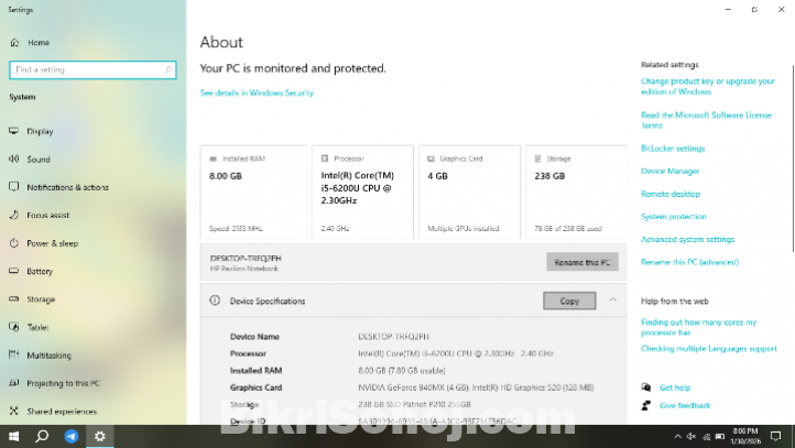 HP Pavilion Notebook